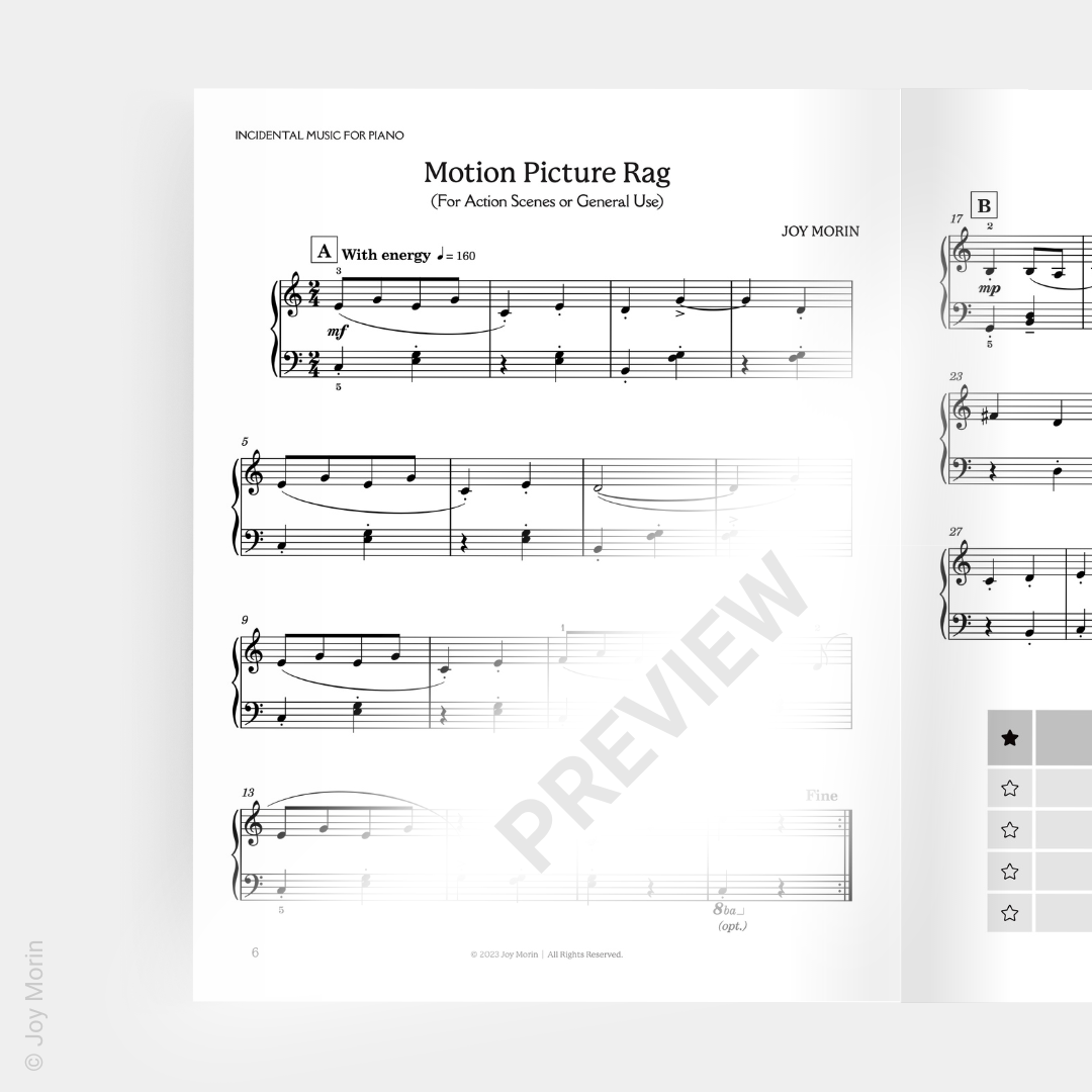 Incidental Music for Piano