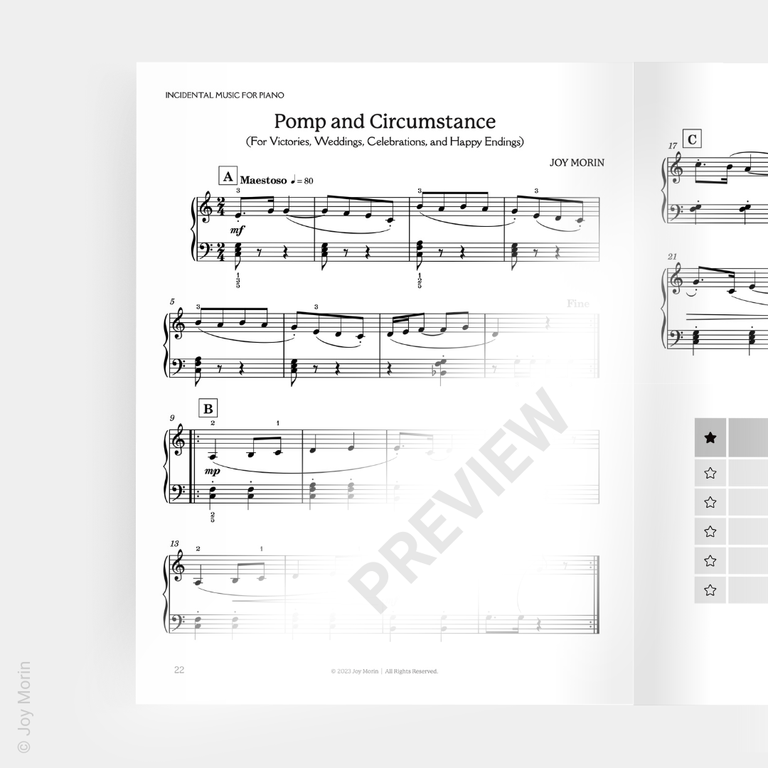 Incidental Music for Piano